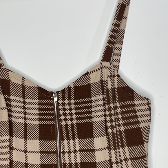 SHEIN Dress Women XL Brown Mini Summer Dress - Picture 4 of 6